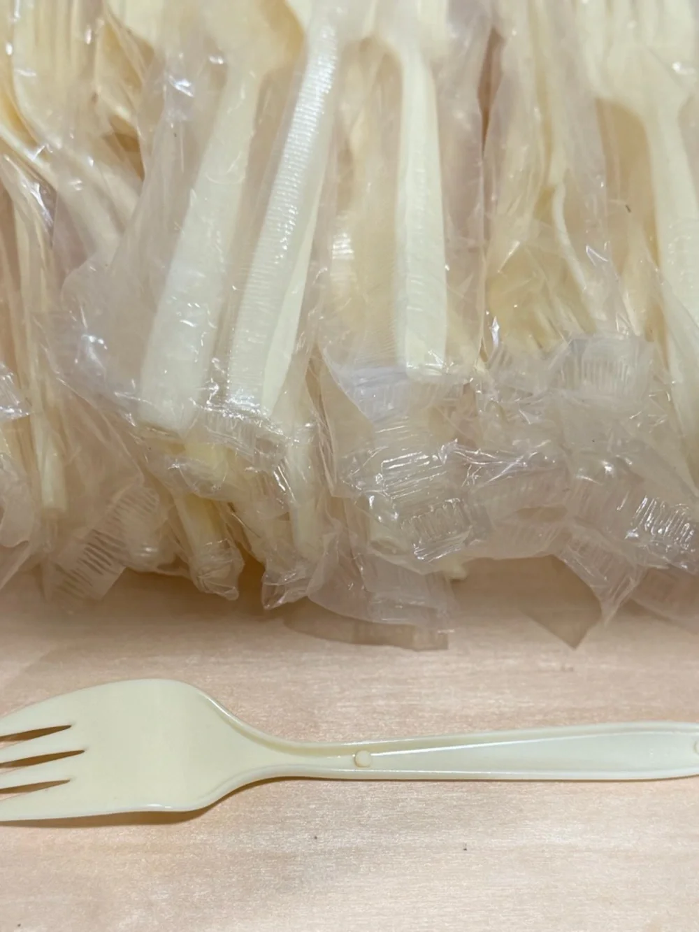 Vintage‎ McDonald’s Individually Wrapped Plastic Disposable Forks Lot Of 29